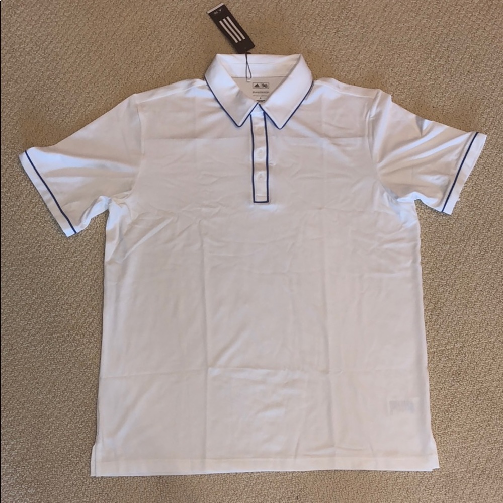 New men’s large adidas golf shirt